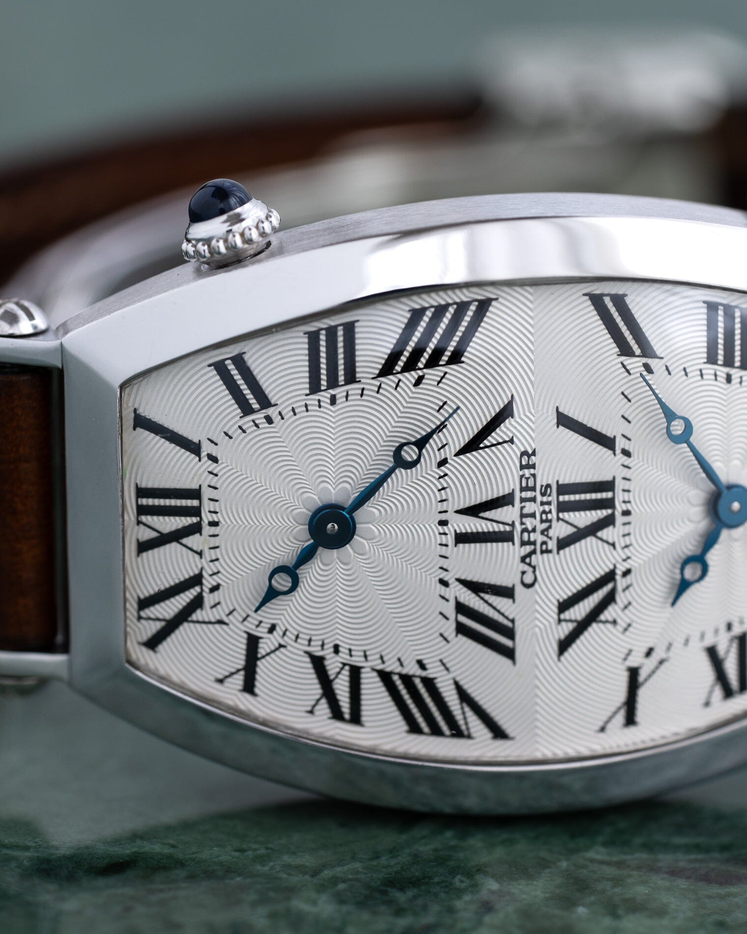 Cartier トノー 2459D デュアルタイム WG CPCP Watch CARTIER