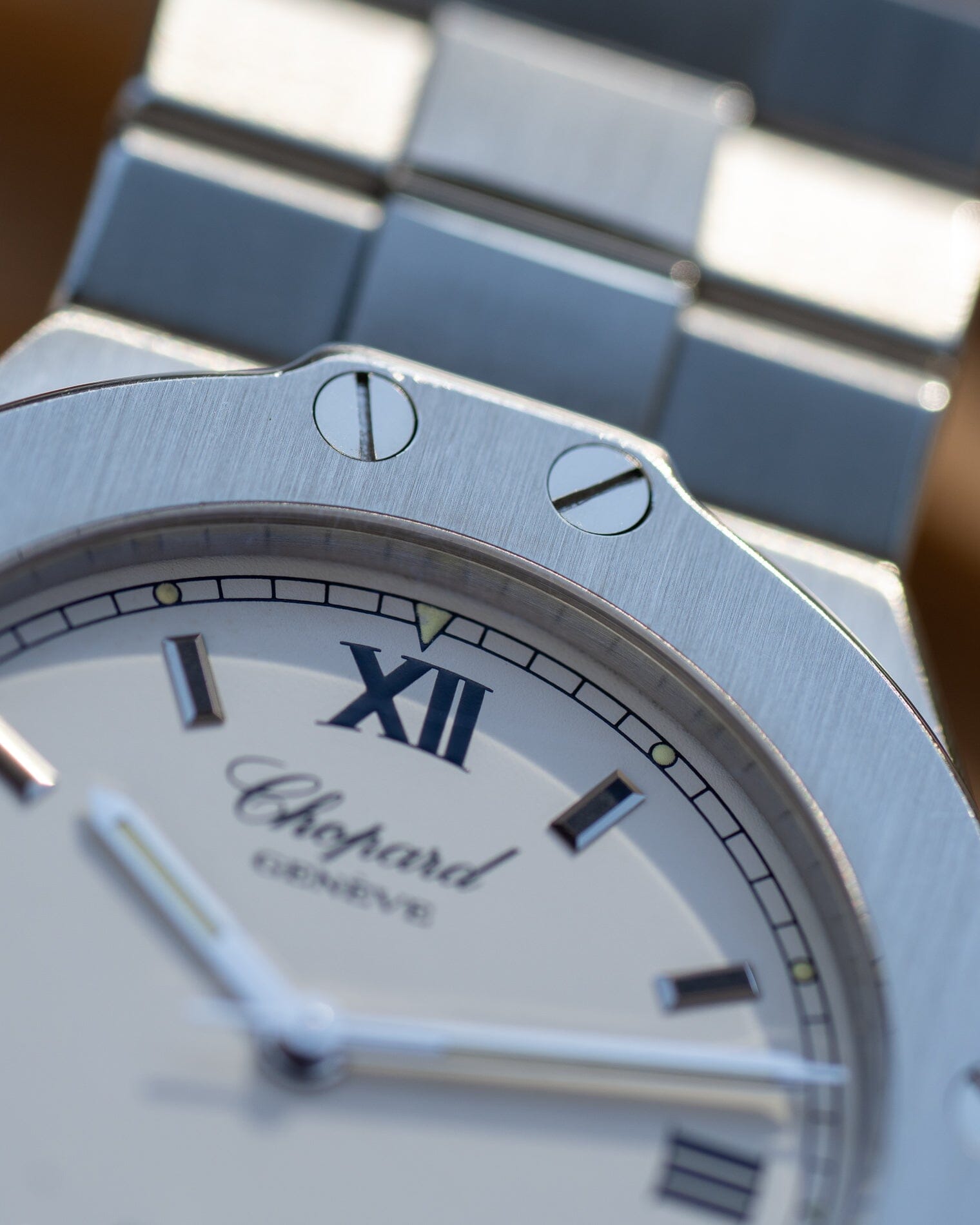 Chopard サンモリッツ 8300 SS ホワイトローマン Watch CHOPARD