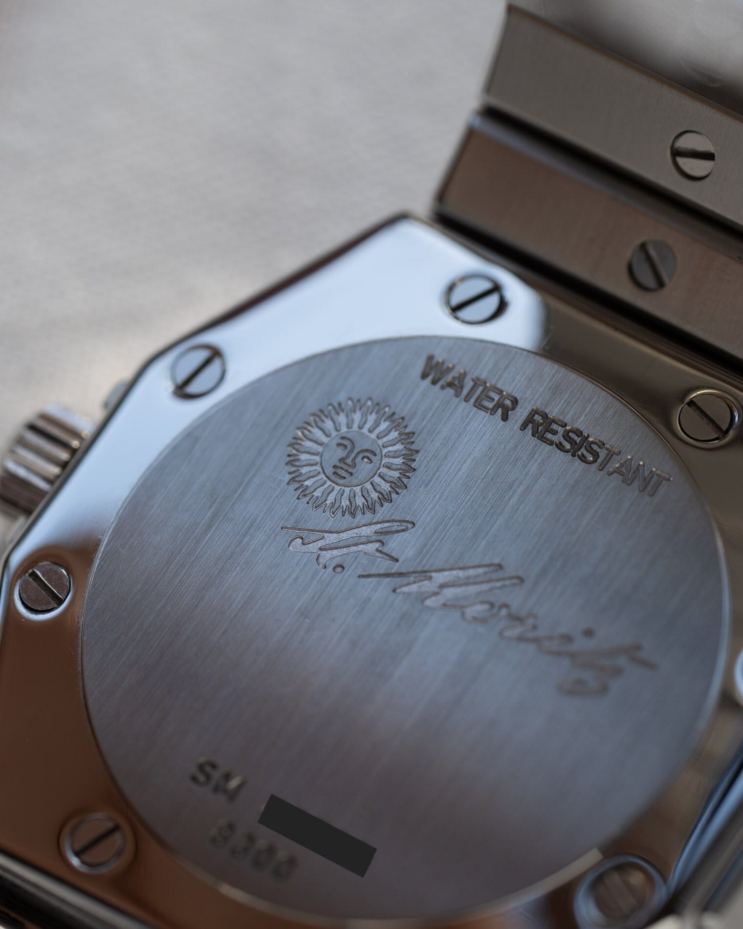 Chopard サンモリッツ 8300 SS ホワイトローマン Watch CHOPARD