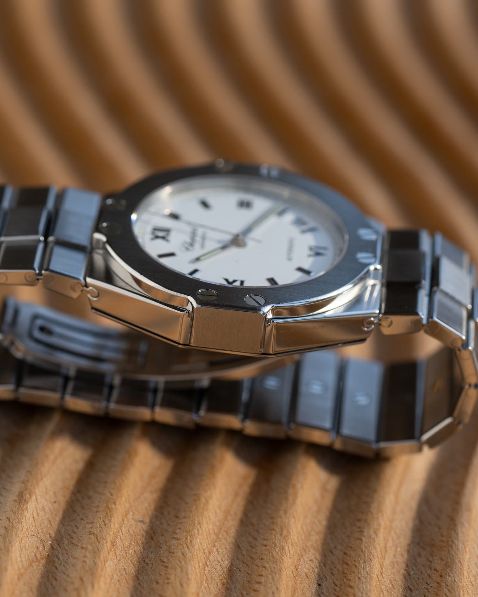 Chopard サンモリッツ 8300 SS ホワイトローマン Watch CHOPARD