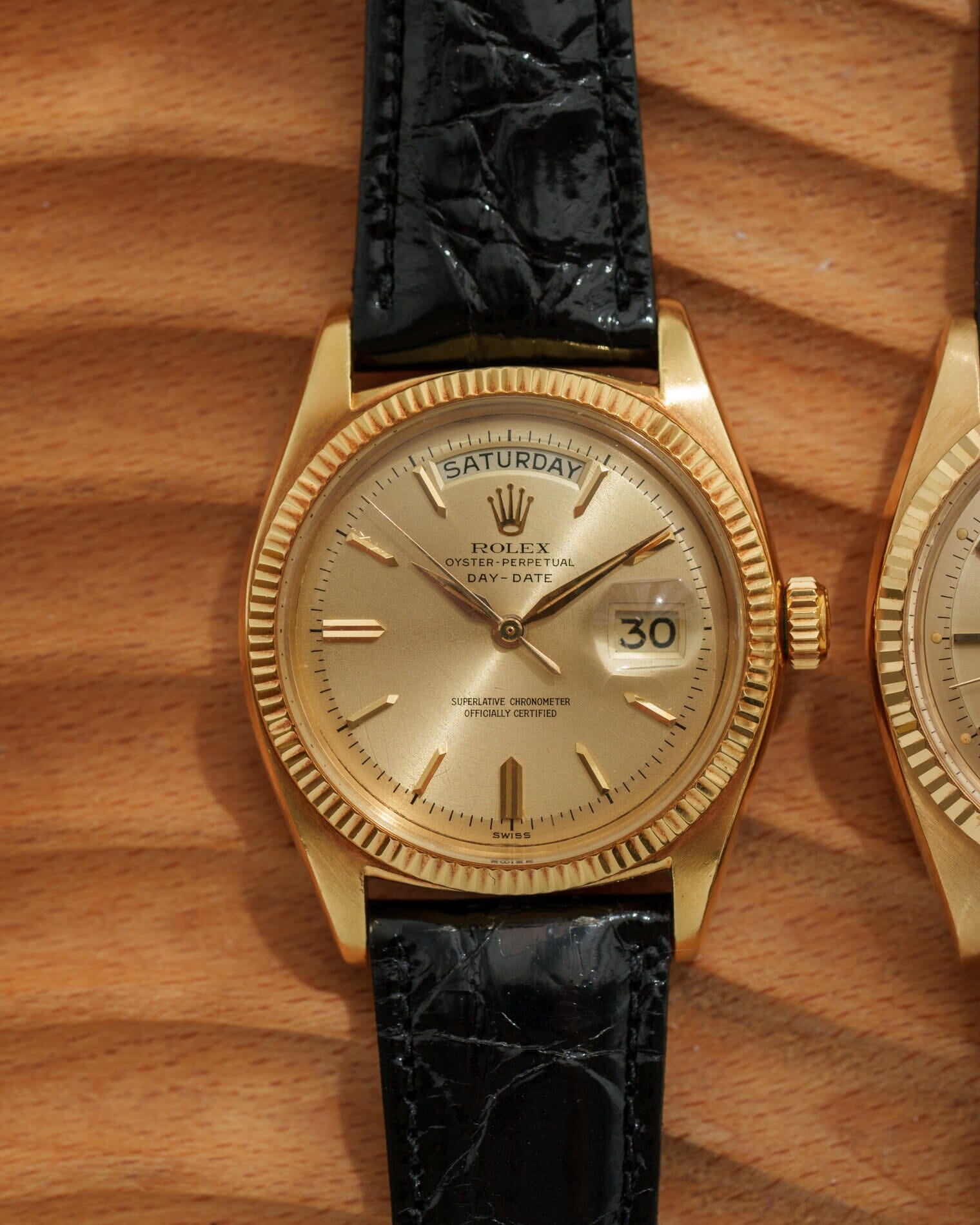 Rolex デイデイト 1803 YG シャンパンダイアル アルファハンド Watch ROLEX