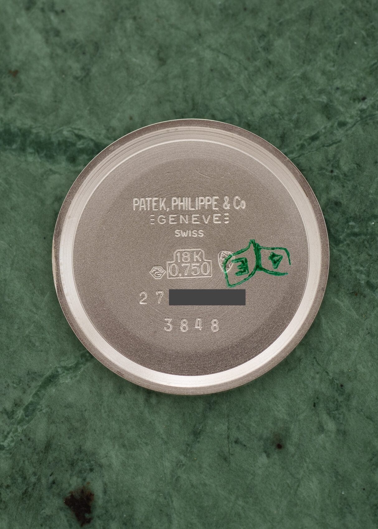 Patek Philippe ゴールデンエリプス 3848 WG シルバーシグマダイアル Watch PATEK PHILIPPE