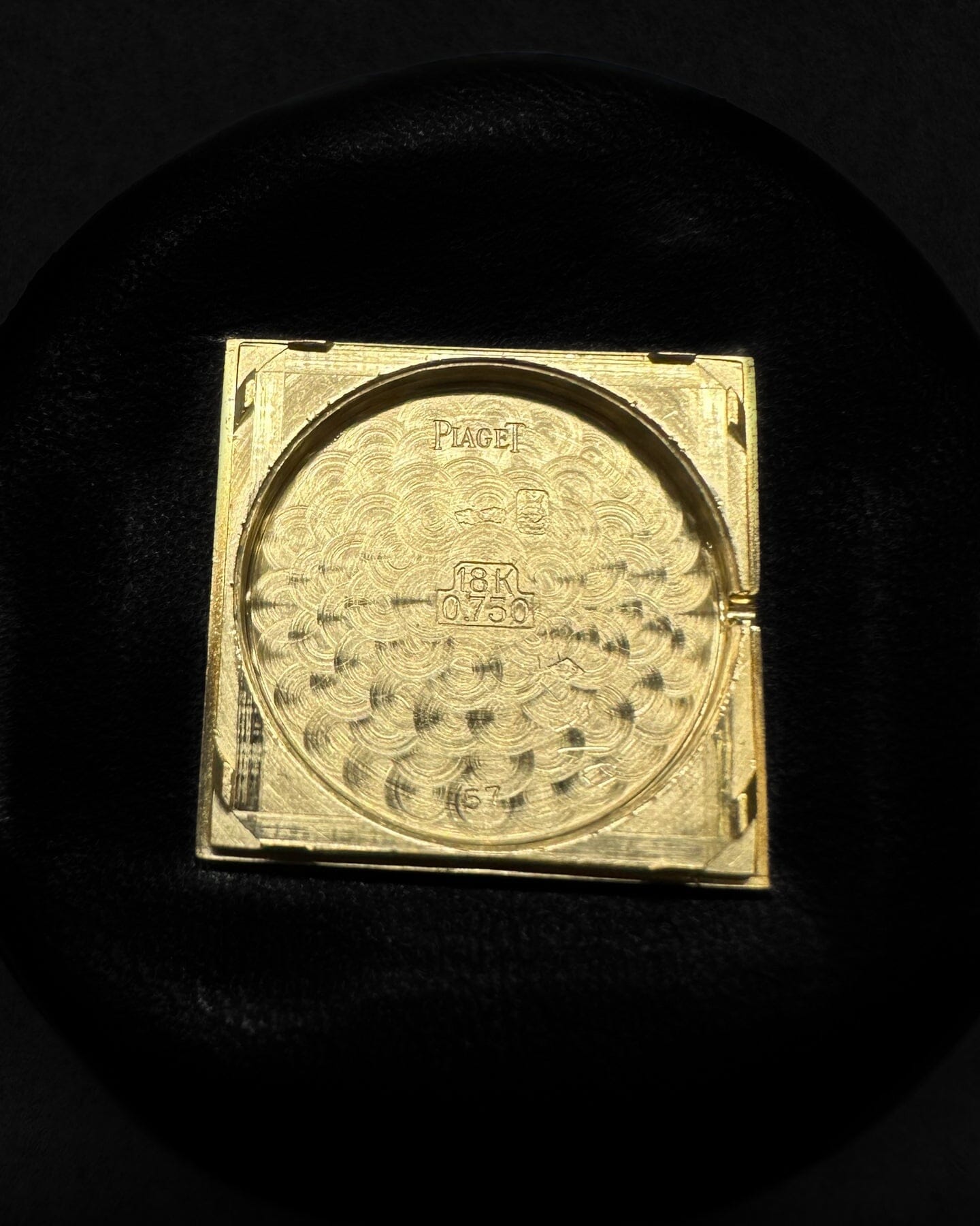 Piaget プロトコール 9154 YG ブルータイガーアイ Watch PIAGET