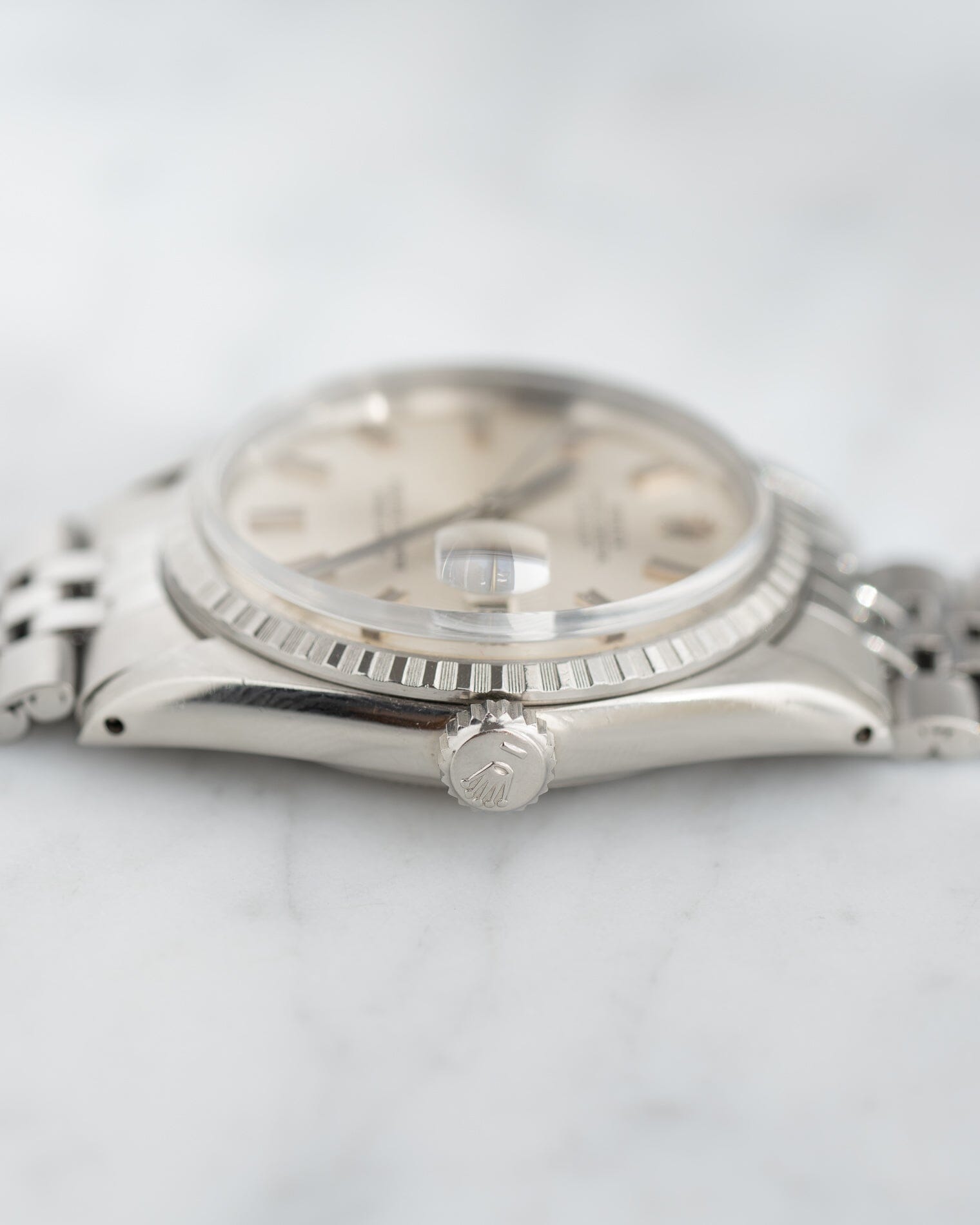 Rolex Datejust 1601 Wide Boy Dial Watch ROLEX
