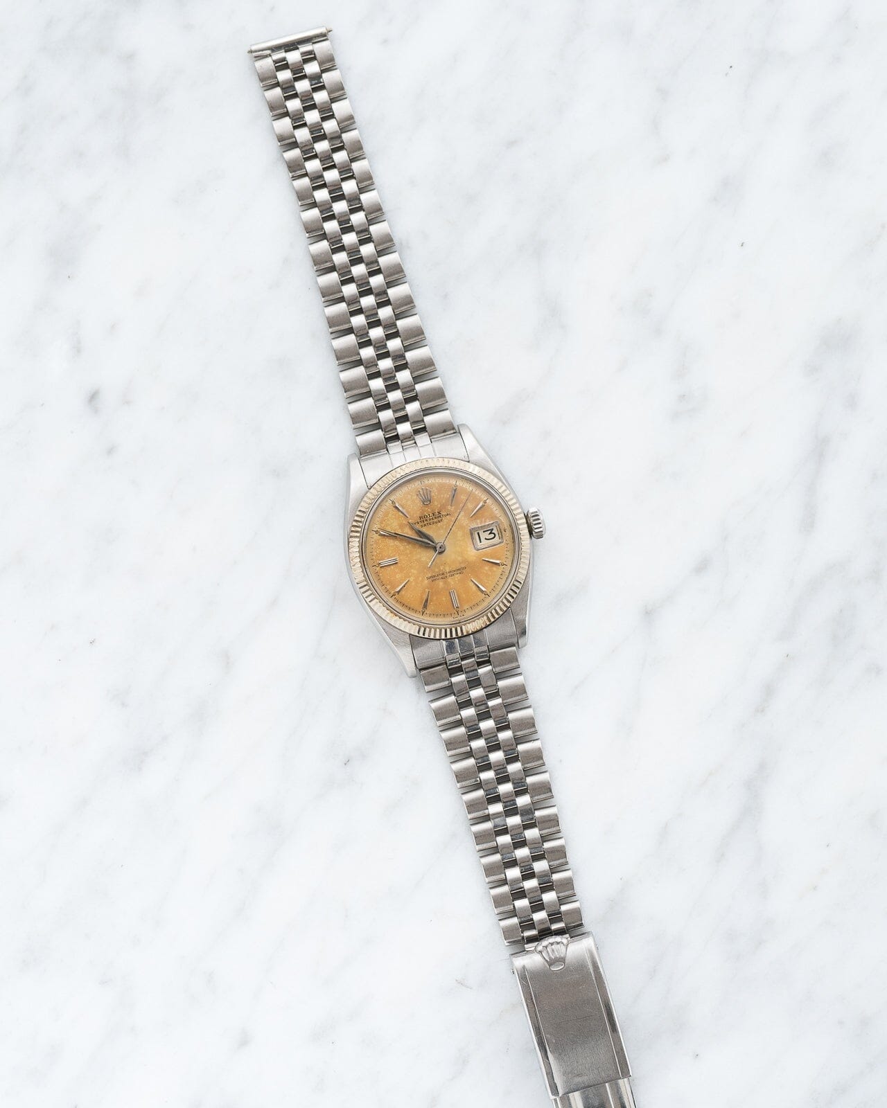 ロレックス デイトジャスト 6605 ブラウンパティナダイアル Watch ROLEX