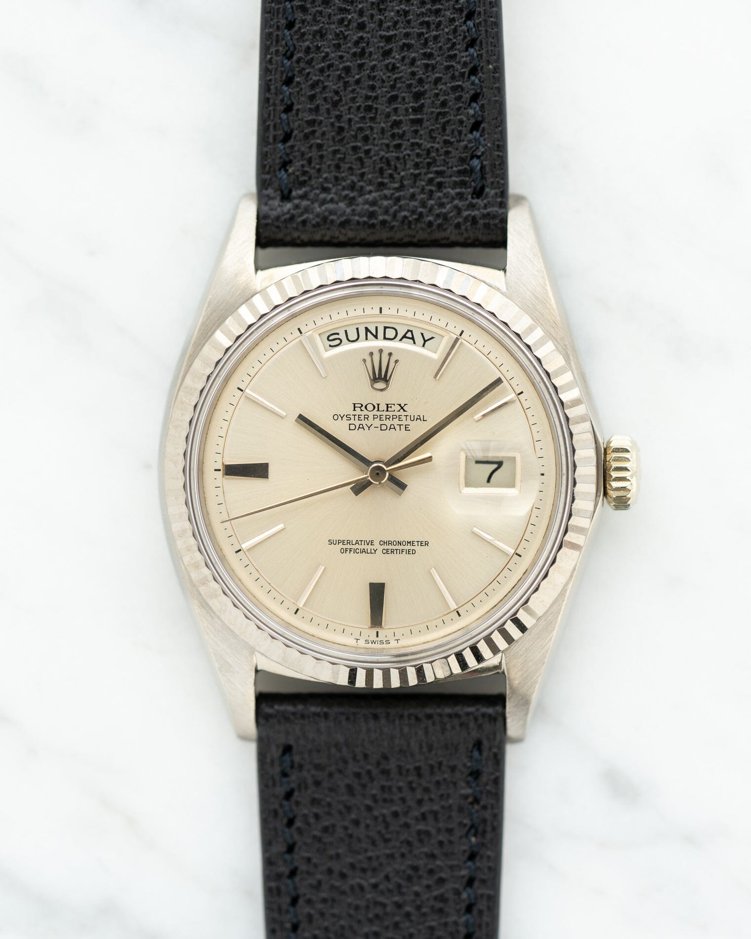 Rolex Day-Date 1803 WG "Doorstop Dial" Watch ROLEX