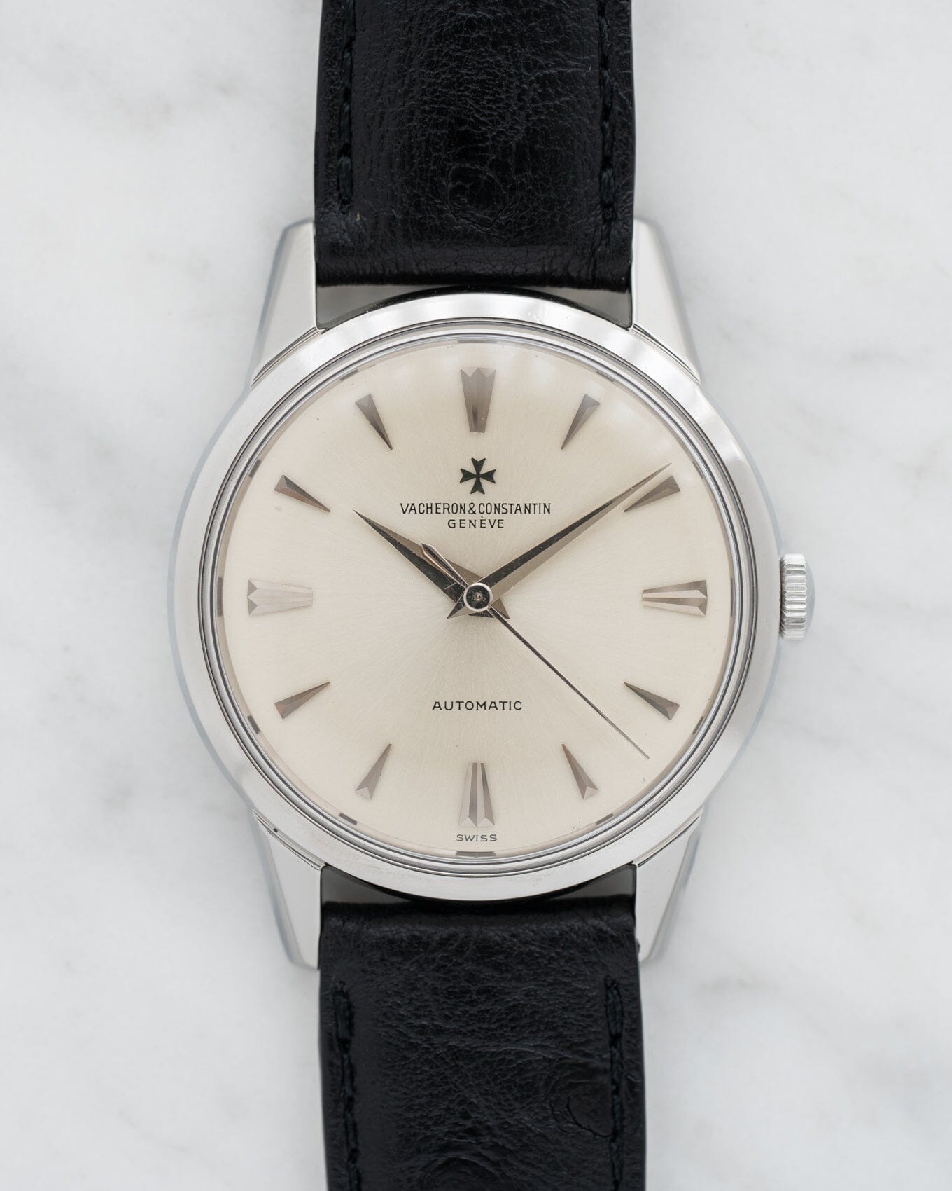 Vacheron Constantin ラウンド 6562 SS シルバーダイアル Watch VACHERON CONSTANTIN