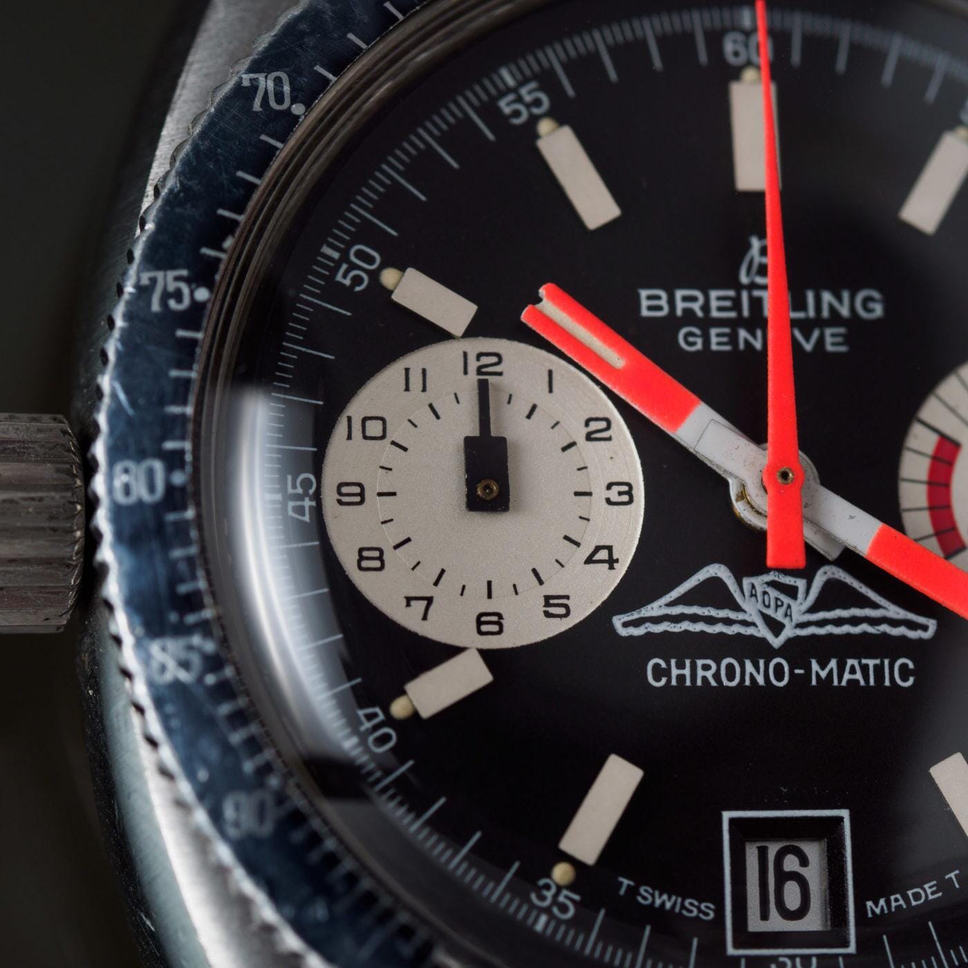 BREITLING AOPA Chrono-Matic 2114 1970s - Arbitro