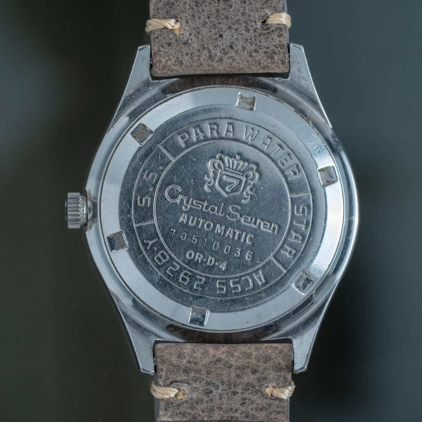 CITIZEN Crystal Seven Brown Grey Dial 1960s - Arbitro