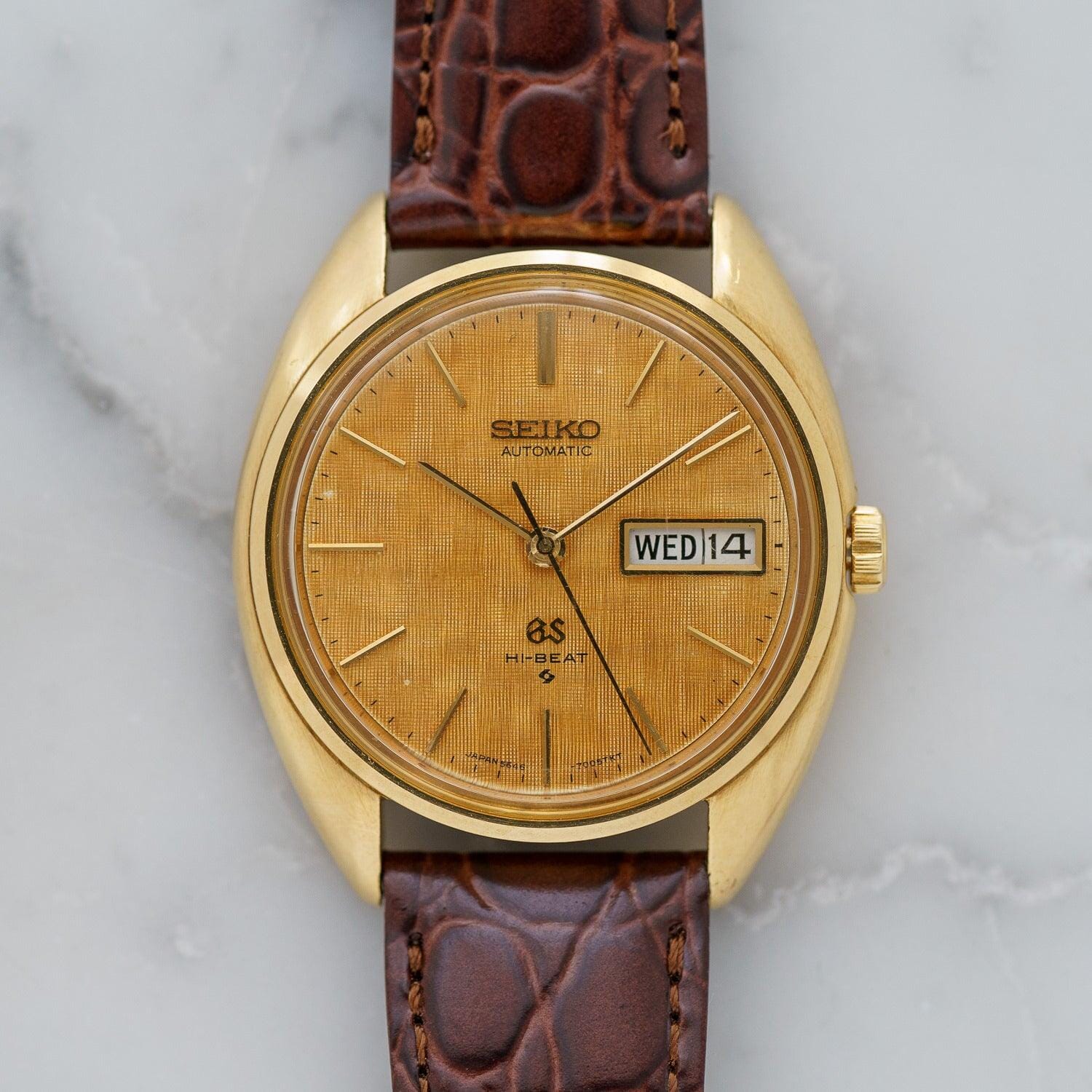 GRAND SEIKO Hi-BEAT 5646-7005 YG Patina Dial - Arbitro