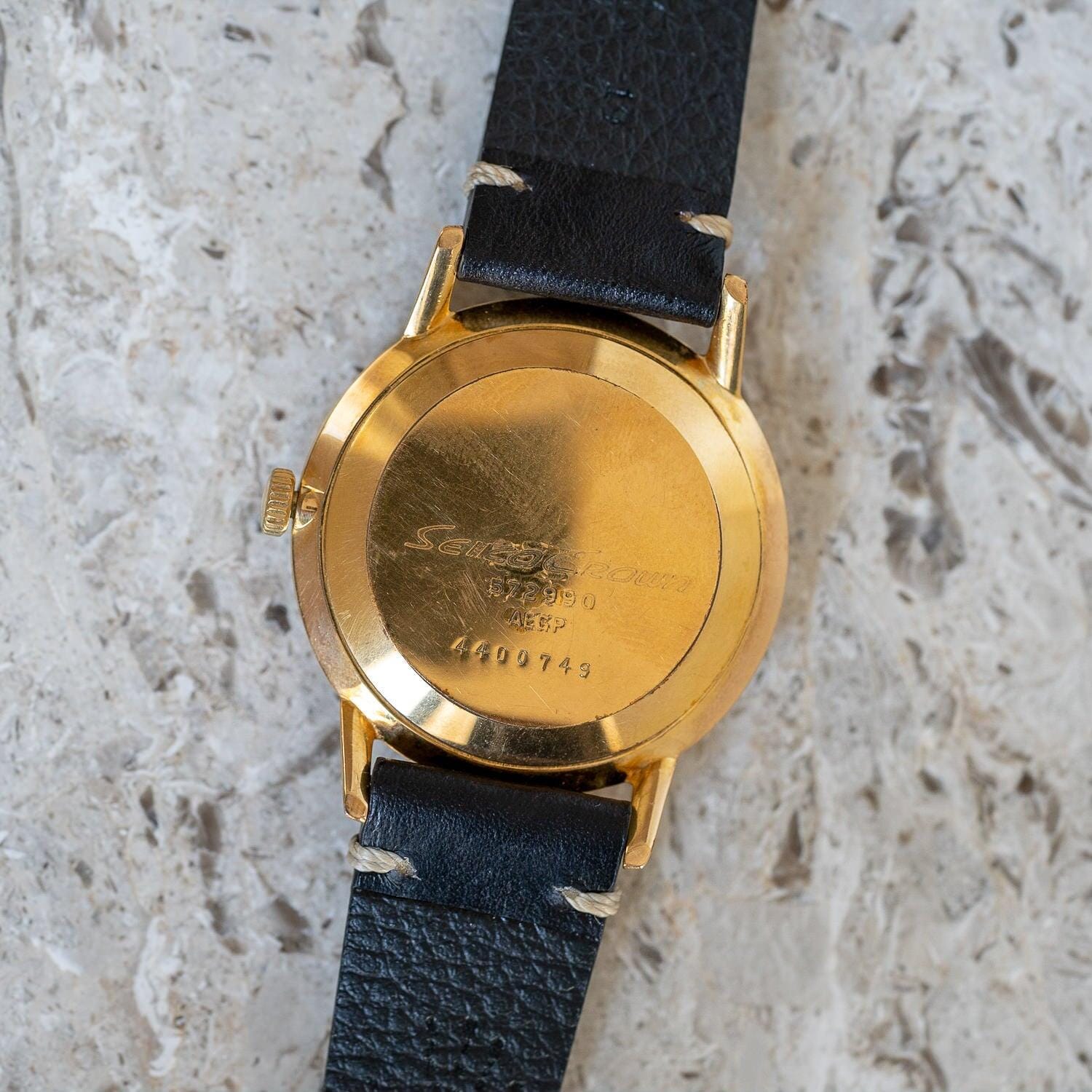 SEIKO Crown Black Dial 1960s - Arbitro