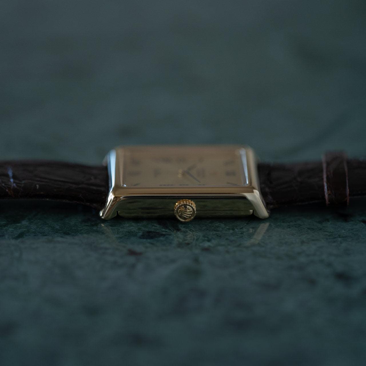 ROLEX Cellini 4103 Rectangle YG 1970s - Arbitro