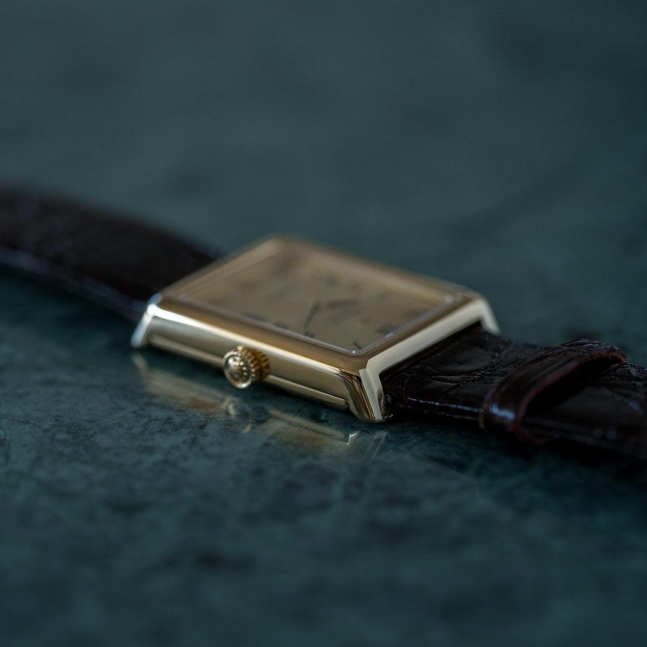 ROLEX Cellini 4103 Rectangle YG 1970s - Arbitro