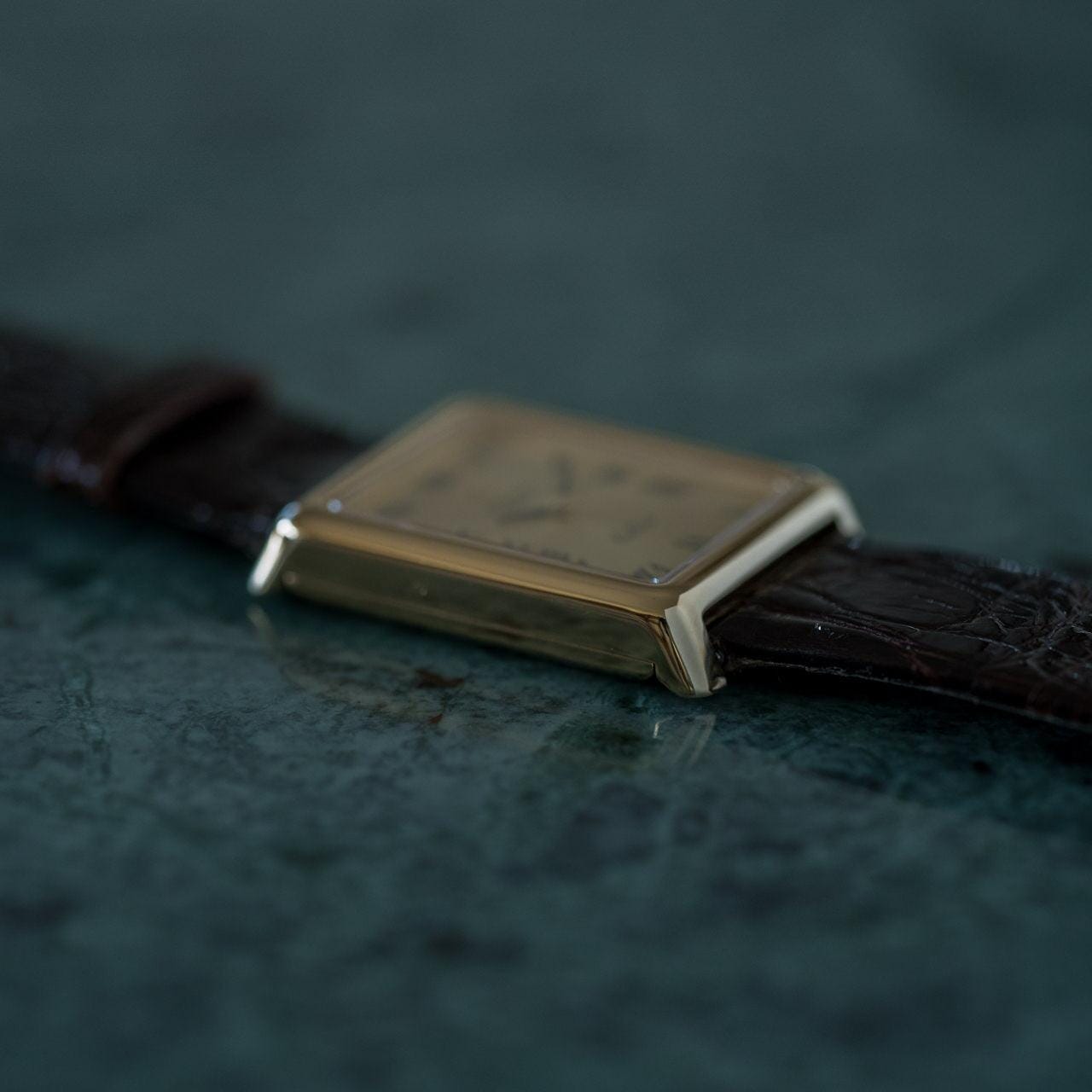 ROLEX Cellini 4103 Rectangle YG 1970s - Arbitro