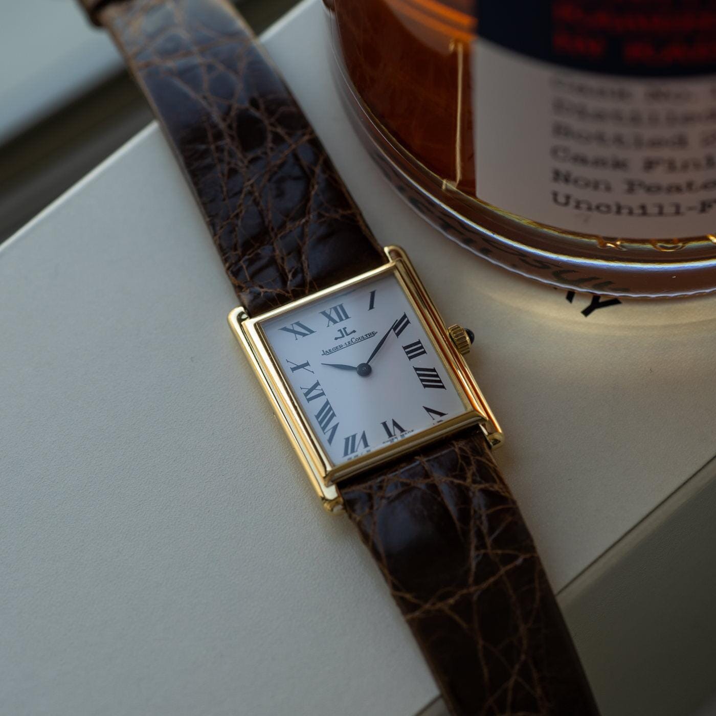 Jaeger-LeCoultre Rectangle 18K YG 1970s - Arbitro