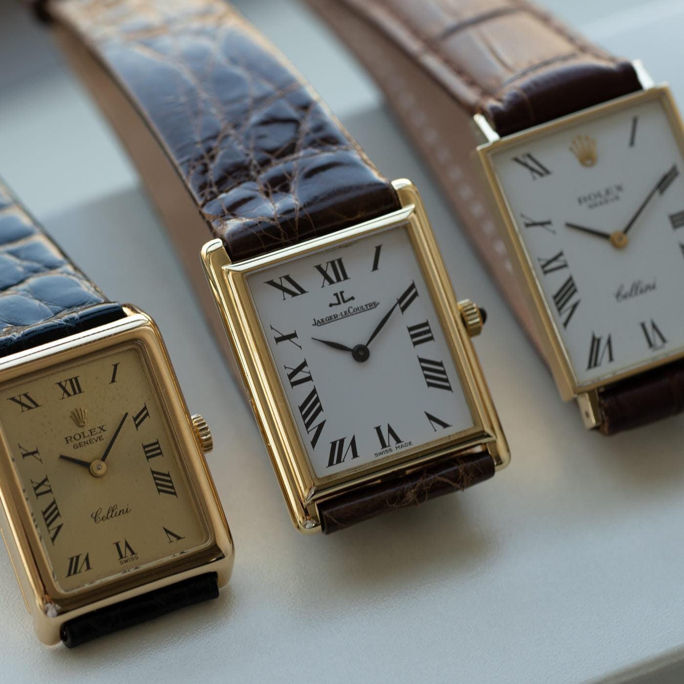 Jaeger-LeCoultre Rectangle 18K YG 1970s - Arbitro