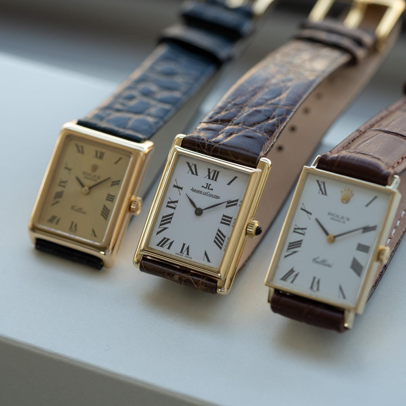 Jaeger-LeCoultre Rectangle 18K YG 1970s - Arbitro
