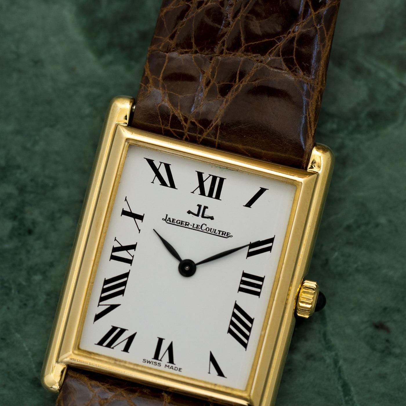 Jaeger-LeCoultre Rectangle 18K YG 1970s - Arbitro