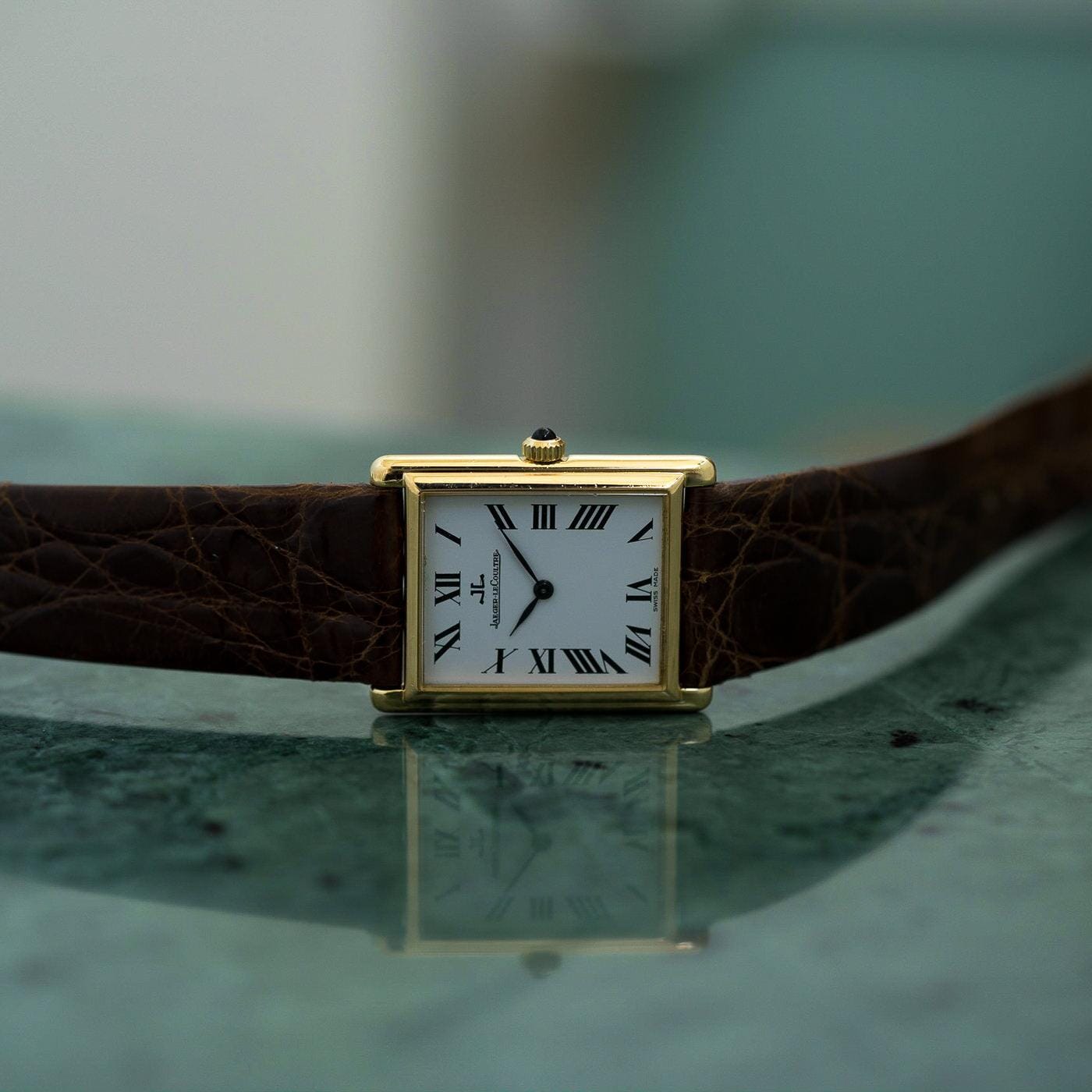 Jaeger-LeCoultre Rectangle 18K YG 1970s - Arbitro