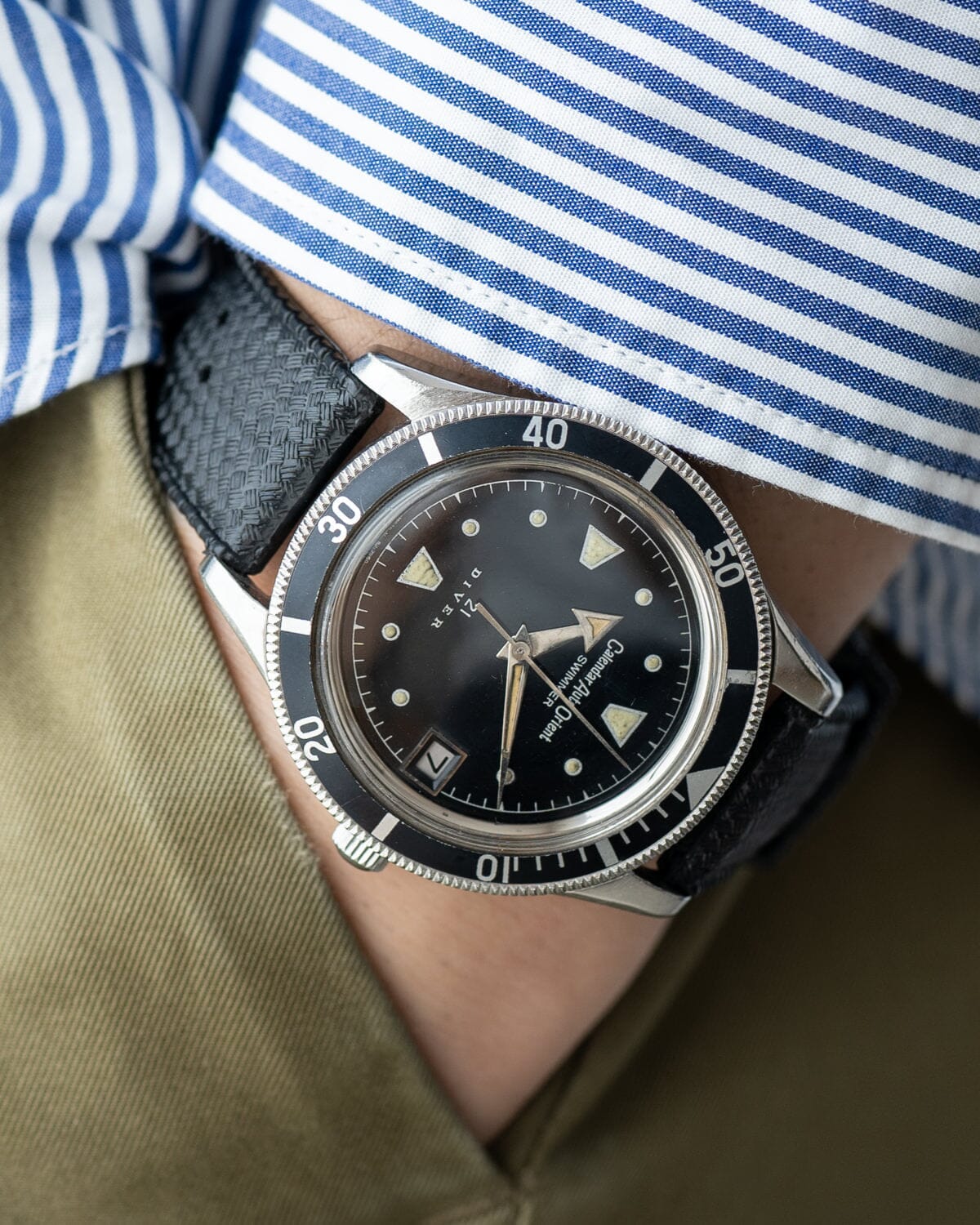 オリエント カレンダーオートオリエント 0-19762D ダイバー Watch ORIENT