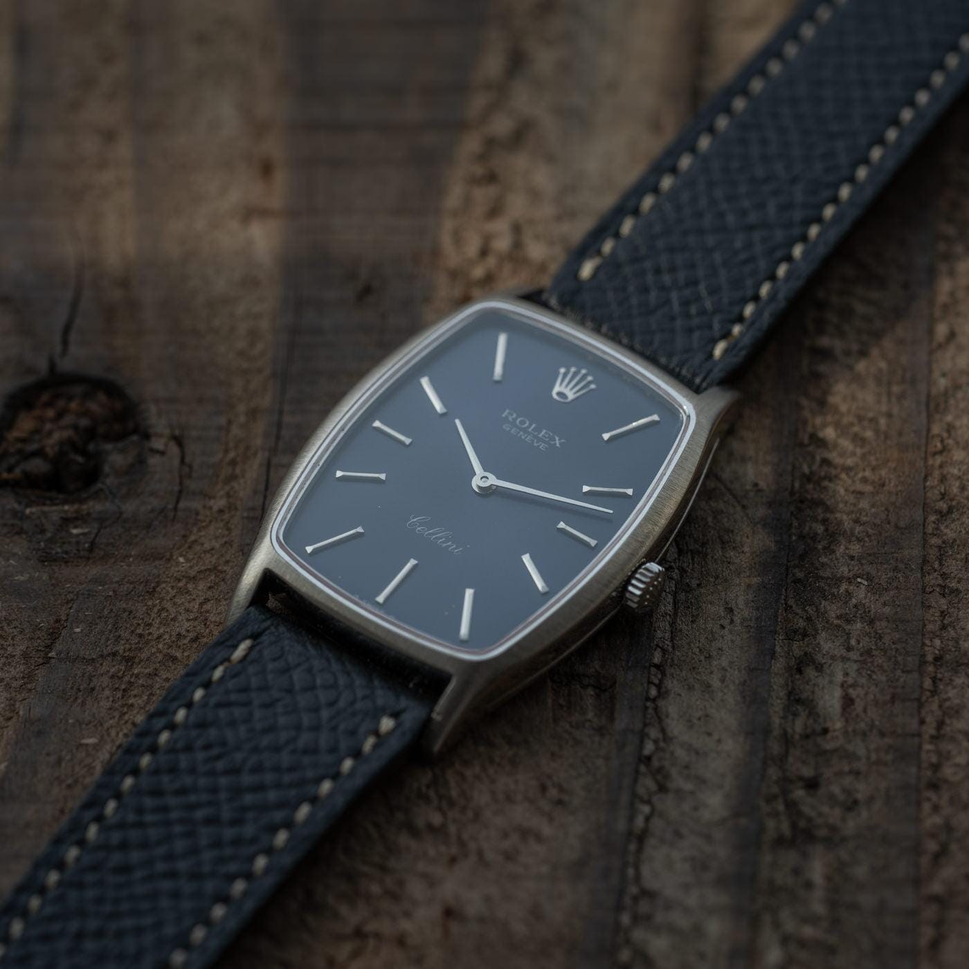 ROLEX Cellini 3807 WG Navy Dial - Arbitro