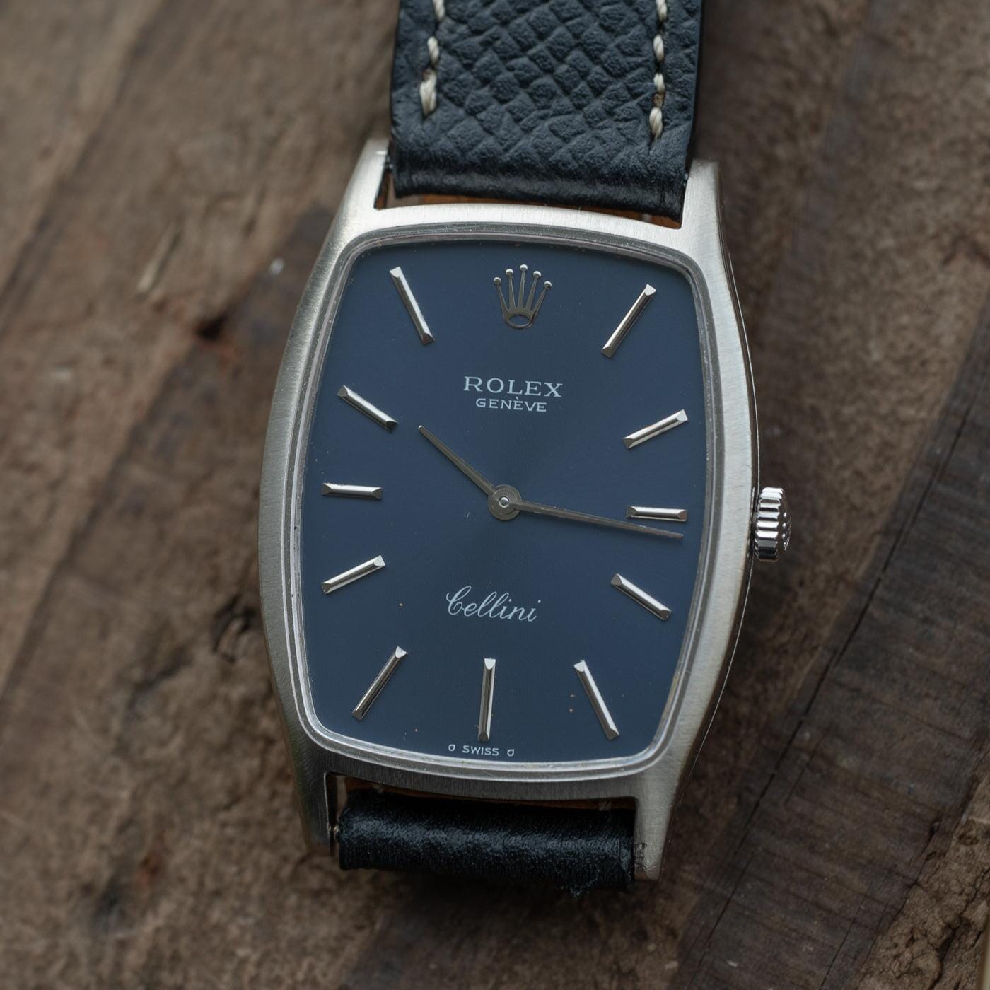 ROLEX Cellini 3807 WG Navy Dial - Arbitro