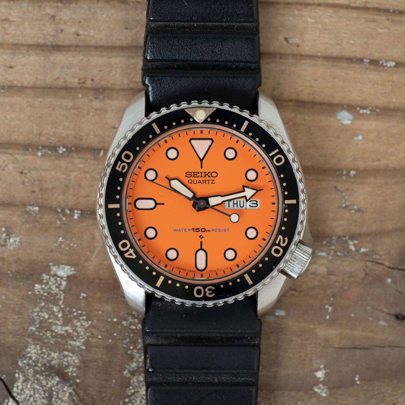 SEIKO 150m Diver 7548-700C Orange - Arbitro