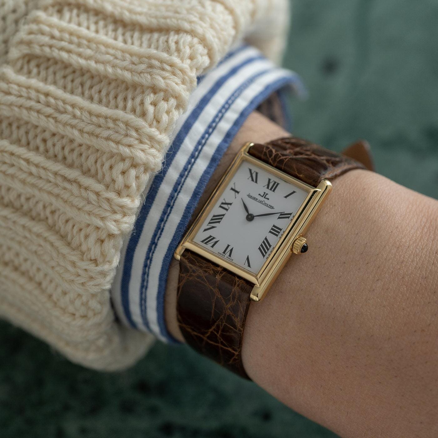 Jaeger-LeCoultre Rectangle 18K YG 1970s - Arbitro