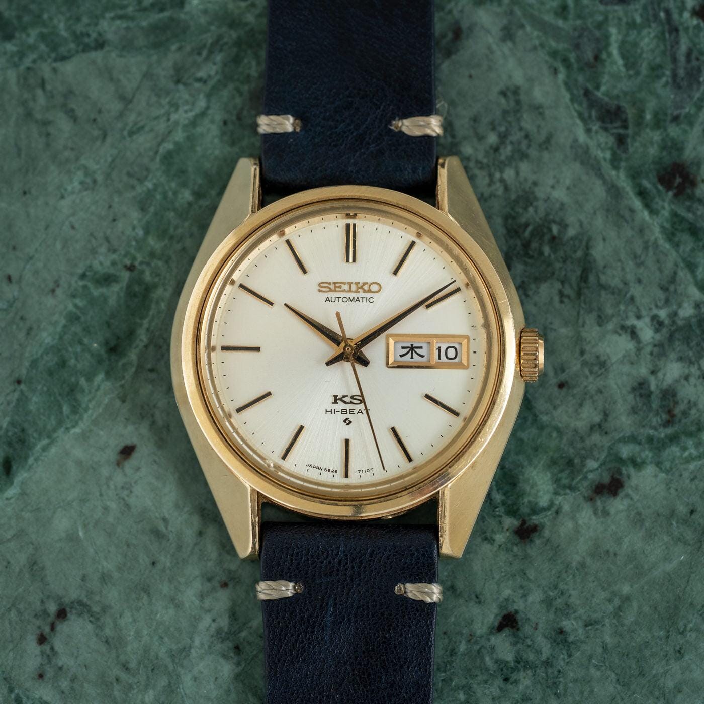KING SEIKO Hi-Beat 5626-7010 CAP GOLD 1970s - Arbitro