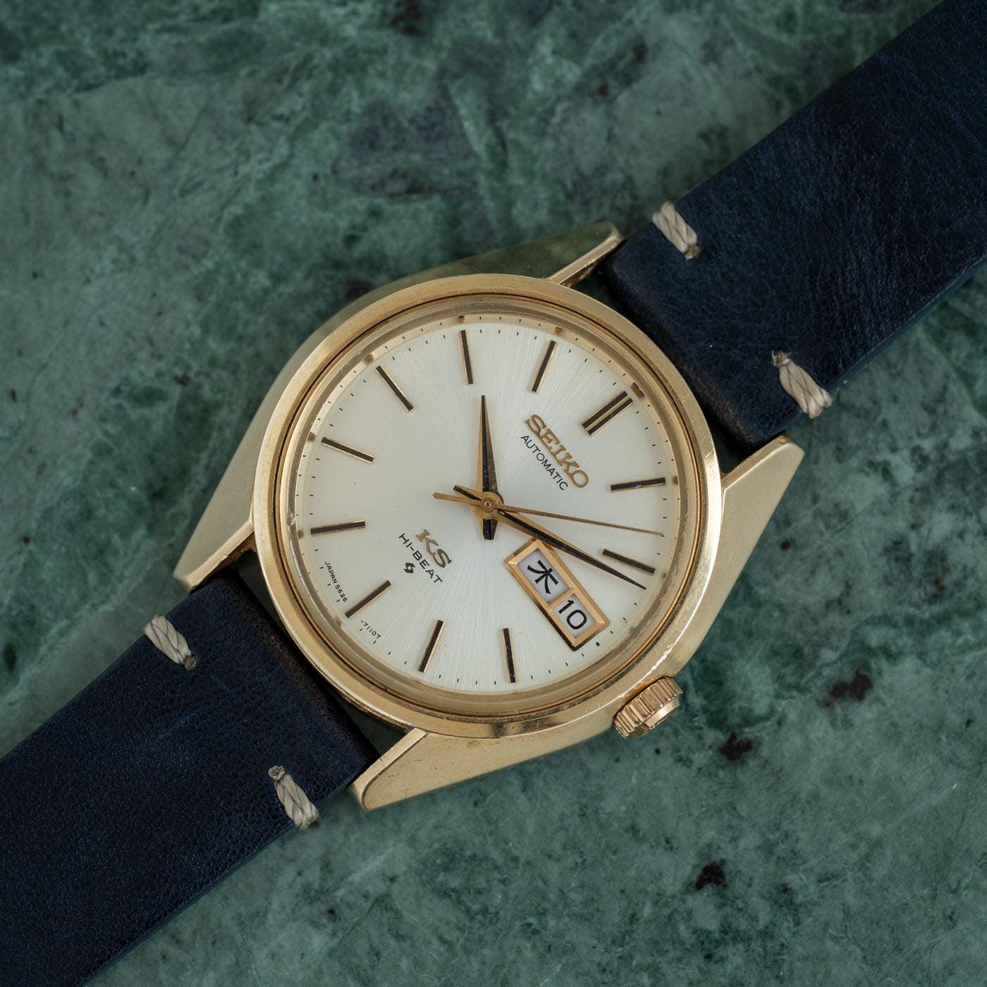 KING SEIKO Hi-Beat 5626-7010 CAP GOLD 1970s - Arbitro