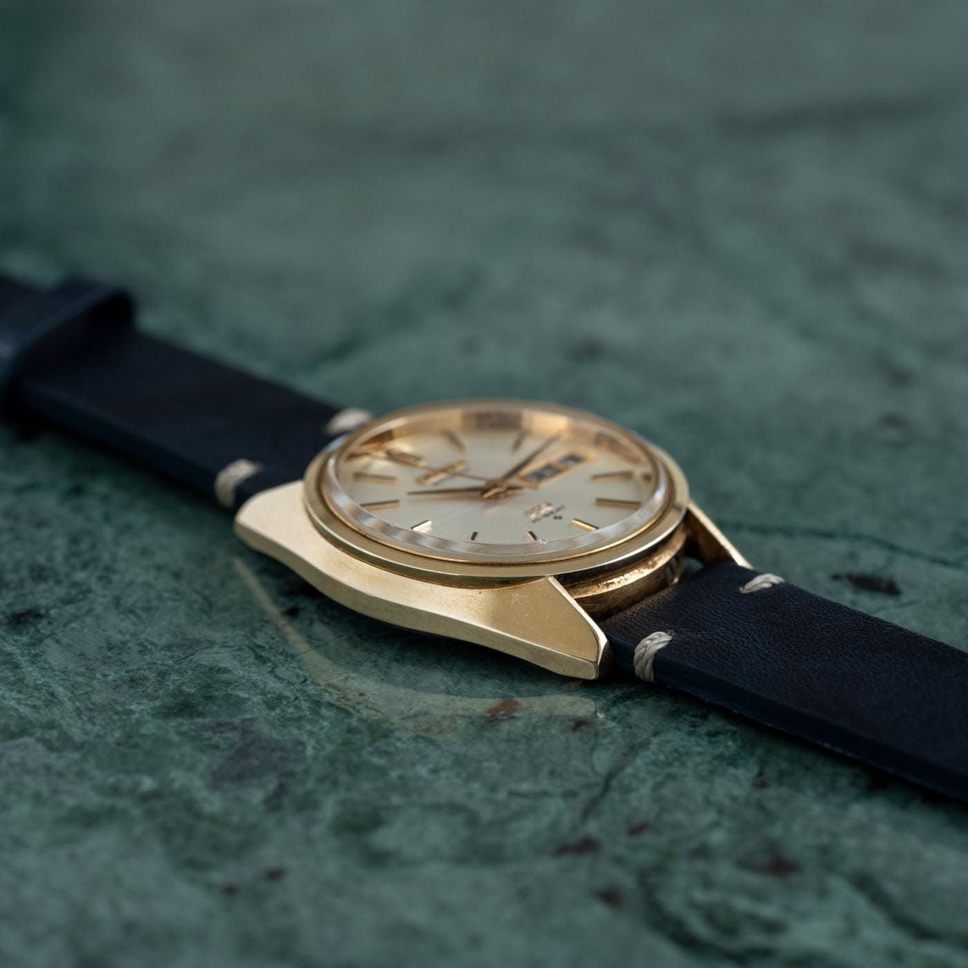 KING SEIKO Hi-Beat 5626-7010 CAP GOLD 1970s - Arbitro
