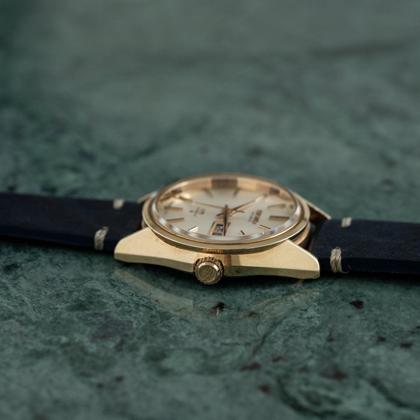 KING SEIKO Hi-Beat 5626-7010 CAP GOLD 1970s - Arbitro