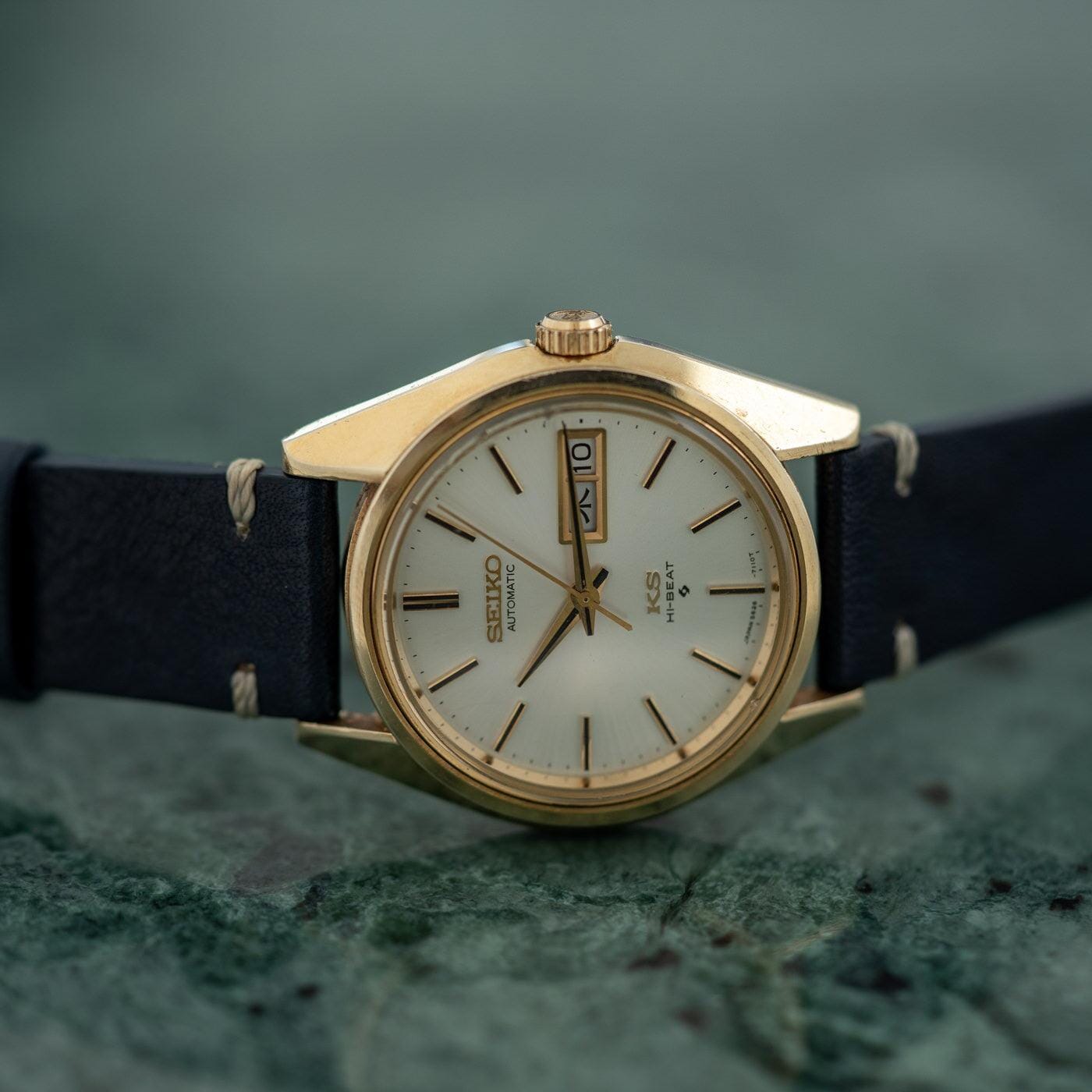 KING SEIKO Hi-Beat 5626-7010 CAP GOLD 1970s - Arbitro