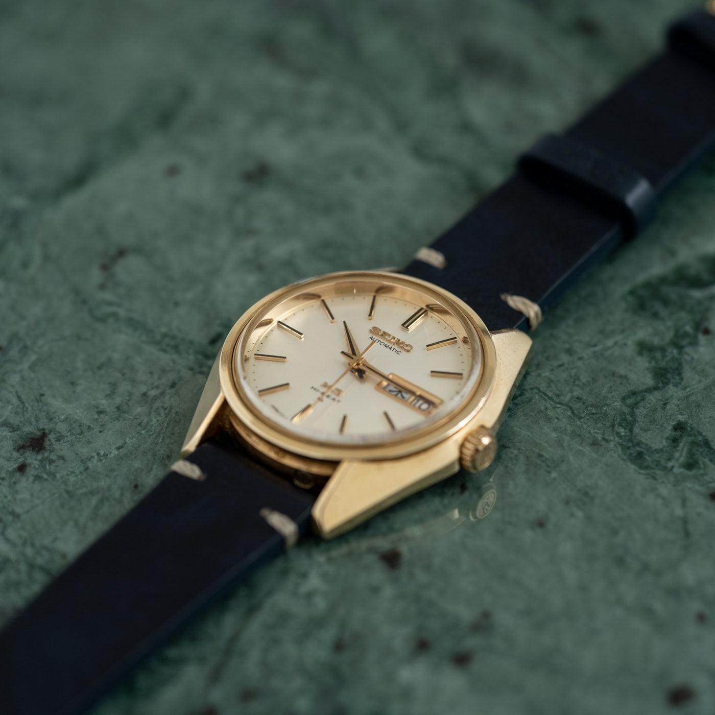 KING SEIKO Hi-Beat 5626-7010 CAP GOLD 1970s - Arbitro