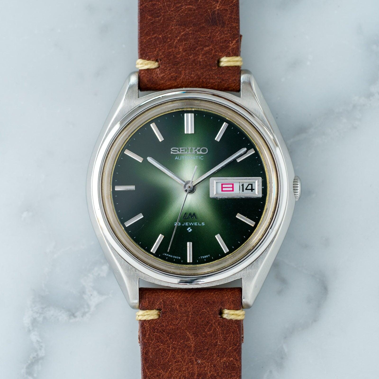 SEIKO Lord Matic 5606-7071 Green Dial - Arbitro