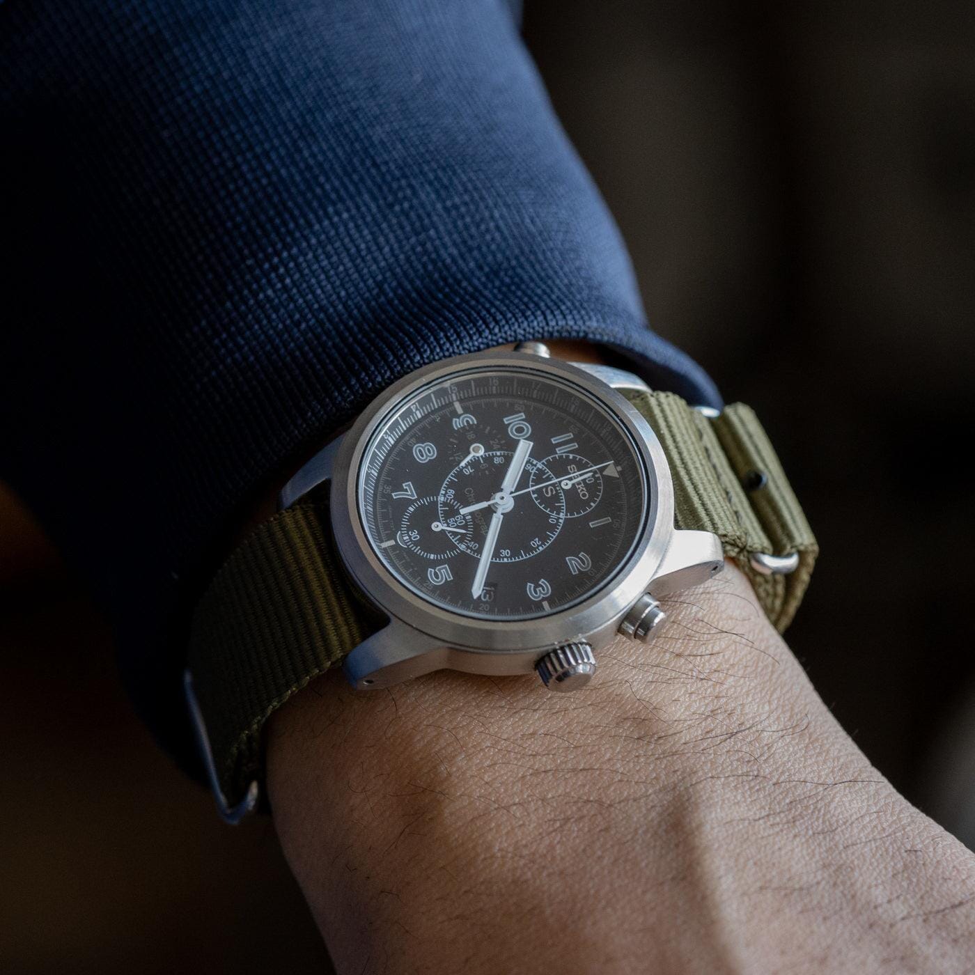 SEIKO SUS Chronograph 7T27-7A40 - Arbitro