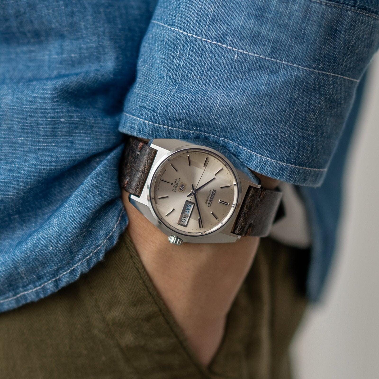 GRAND SEIKO Hi-BEAT 6146-8010 "Arabesque" Faceted Crystal - Arbitro