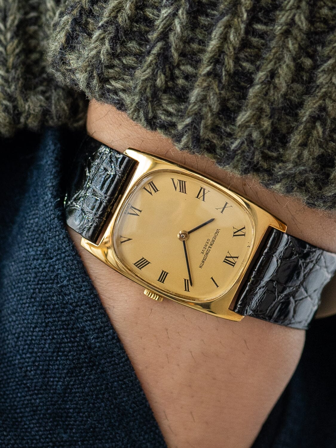 ヴァシュロン・コンスタンタン 7813 YG レクタングル Watch VACHERON CONSTANTIN