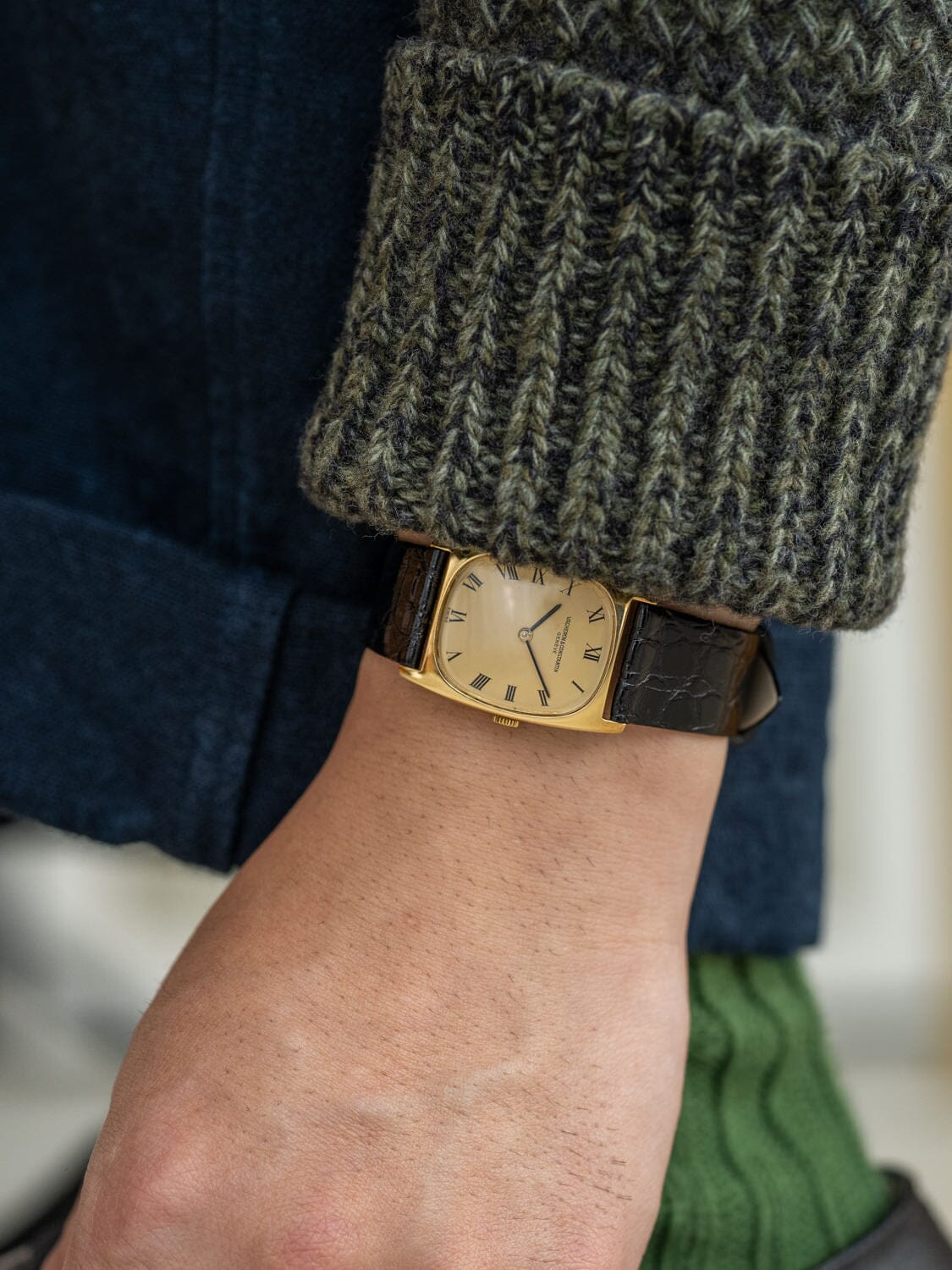 ヴァシュロン・コンスタンタン 7813 YG レクタングル Watch VACHERON CONSTANTIN
