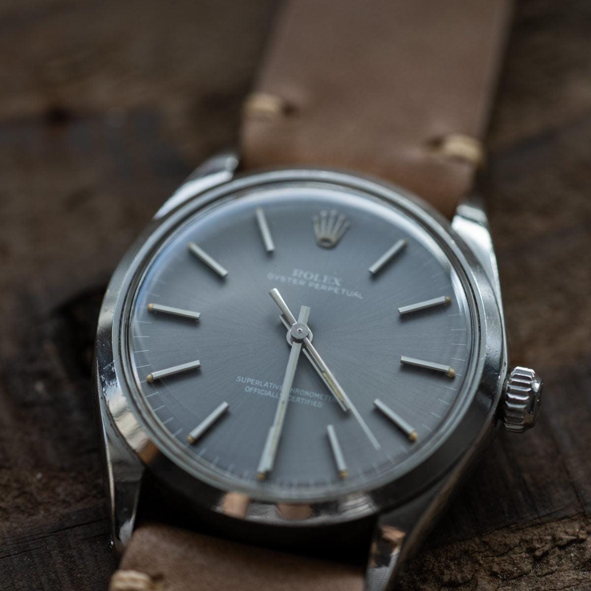 ROLEX Oyster Perpetual 1002 Grey Dial 1960s - Arbitro
