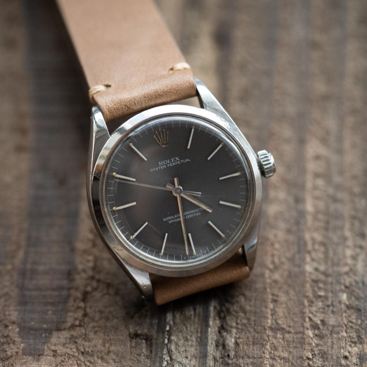 ROLEX Oyster Perpetual 1002 Grey Dial 1960s - Arbitro