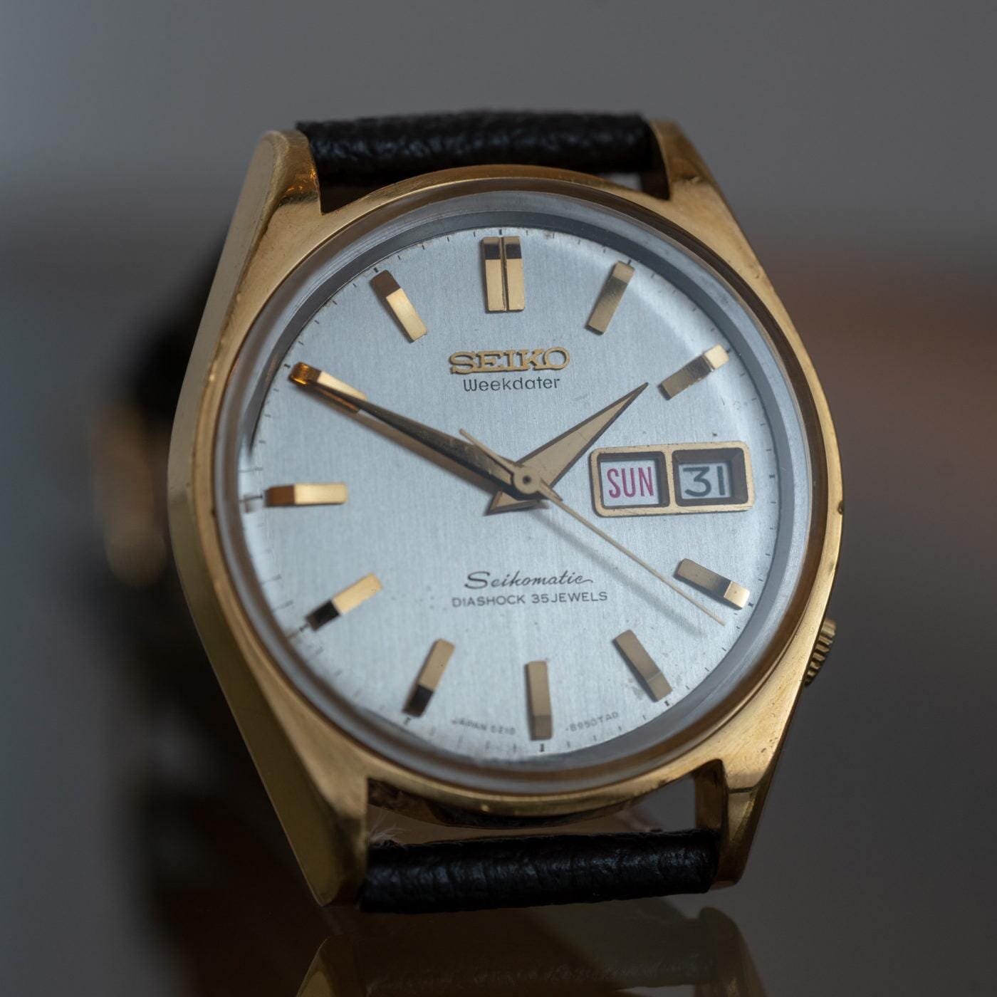 SEIKO Seikomatic Weekdater 6218-8950 1960s - Arbitro