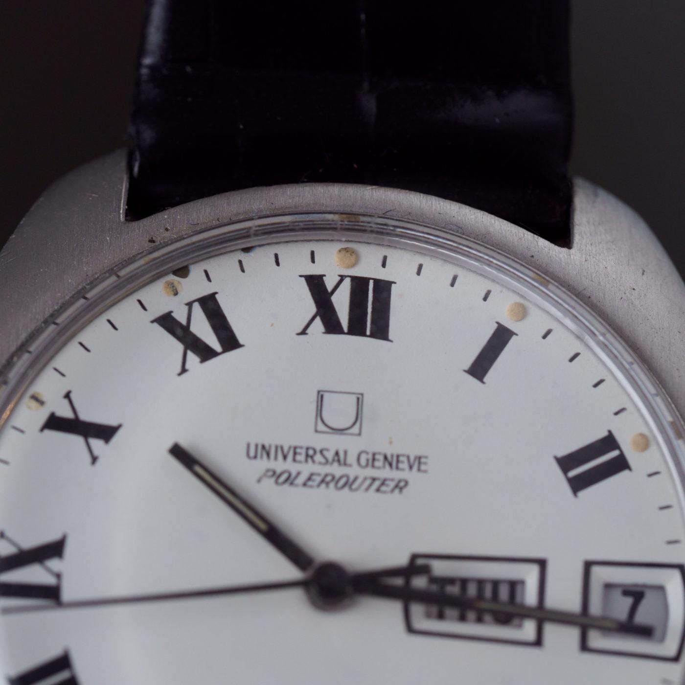 UNIVERSAL GENEVE Polerouter 1970s - Arbitro