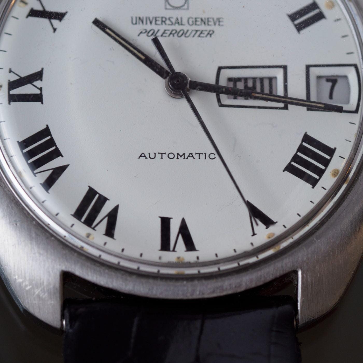 UNIVERSAL GENEVE Polerouter 1970s - Arbitro