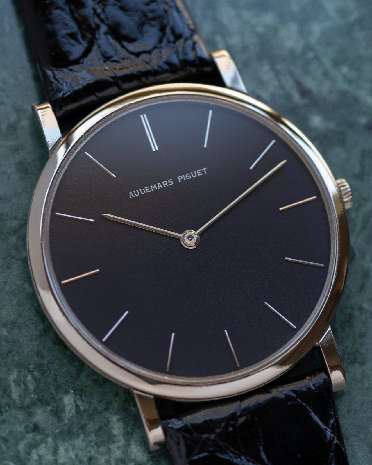 オーデマ ピゲ ラウンド WG マットブラックダイアル Watch AUDEMARS PIGUET