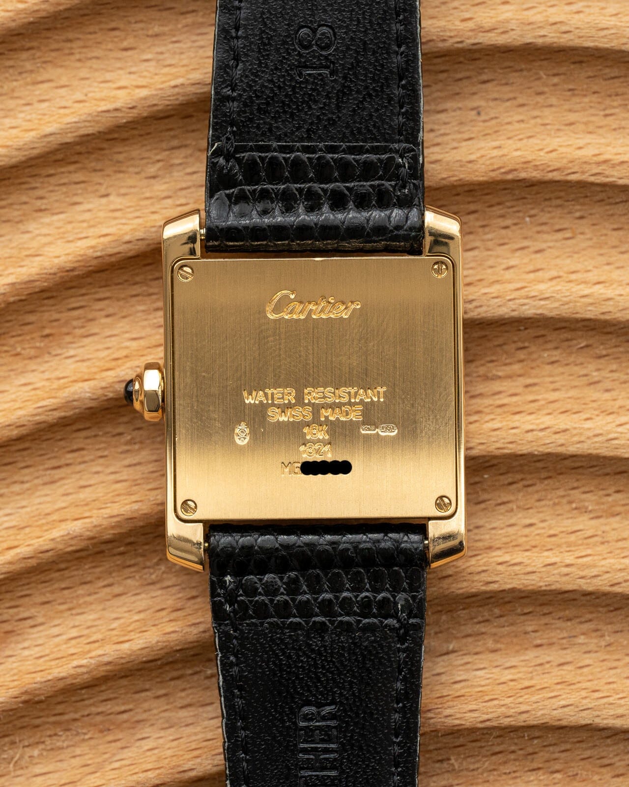 カルティエ タンクフランセーズ MM 1821 YG Watch CARTIER