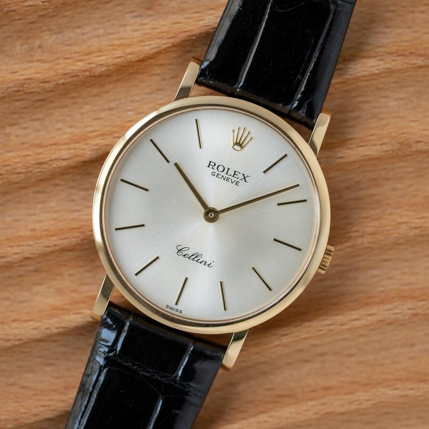 ROLEX Cellini 5112 YG Silver Dial - Arbitro