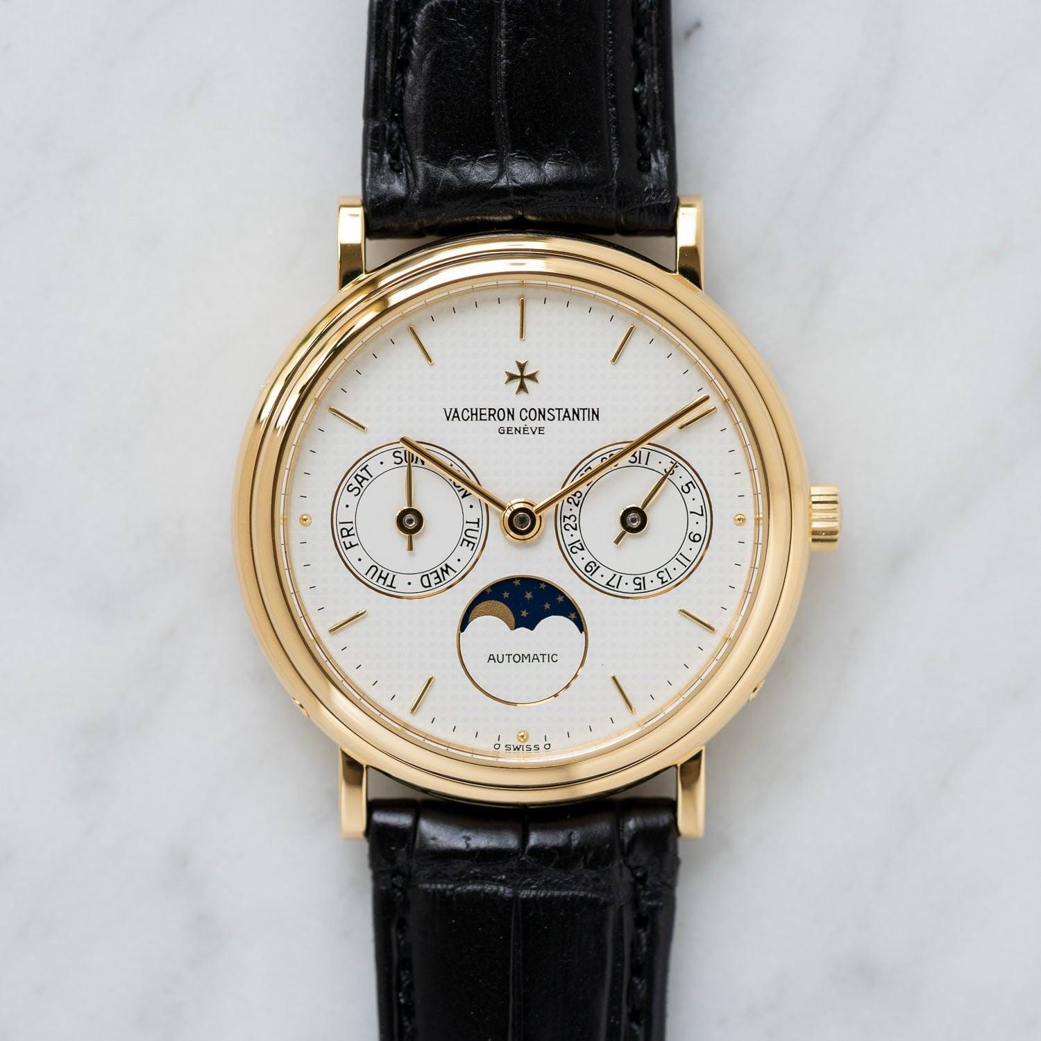 VACHERON CONSTANTIN 47009 YG Day Date Moon Phase - Arbitro