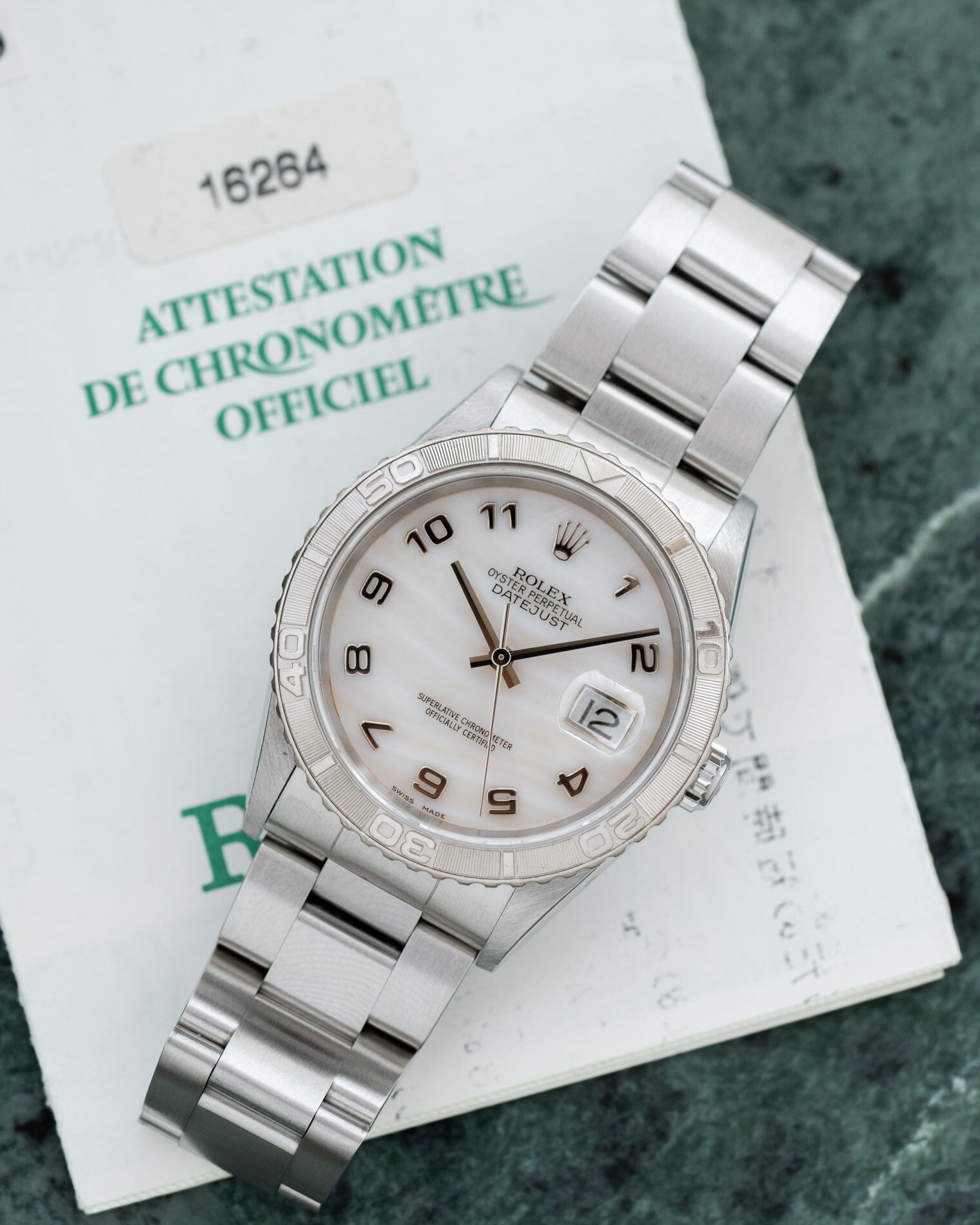 Rolex デイトジャスト 16264 "サンダーバード" ピンクシェルダイアル 箱保証書付き Watch ROLEX 