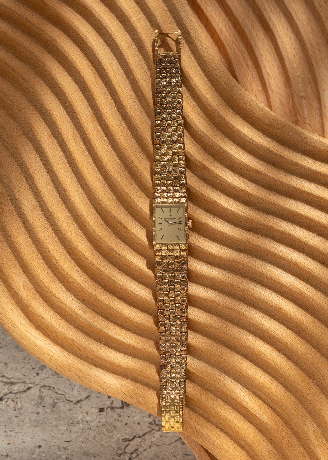 Vacheron Constantin メッシュドール YG シャンパンダイアル Watch VACHERON CONSTANTIN 